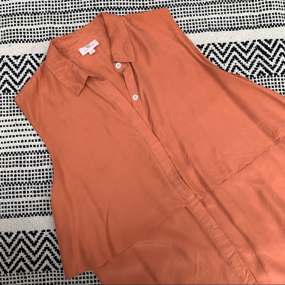 AG Adriano Goldschmied 100% Silk Sleeveless Blouse size S - Picture 3 of 5